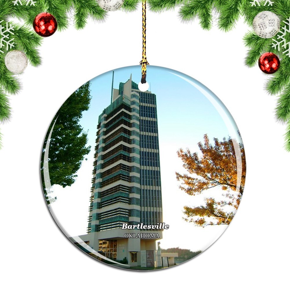 Bartlesville Price Tower Arts Center Okl Christmas ornament city travel souvenir