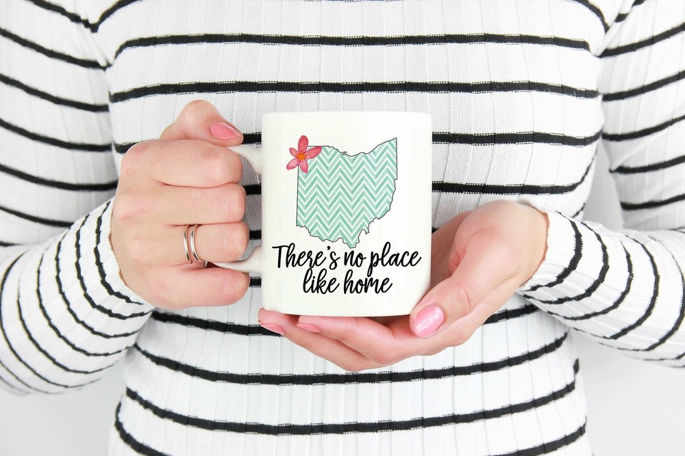 Custom Home State Mug Custom Ohio Mug Personalized Ohio Mugs Custom State Mug