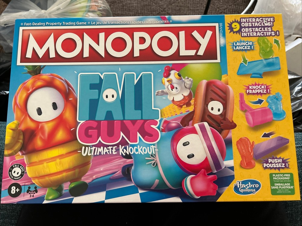 BRAND NEW! Monopoly Fall Guys Ultimate Knockout Edition By Hasbro