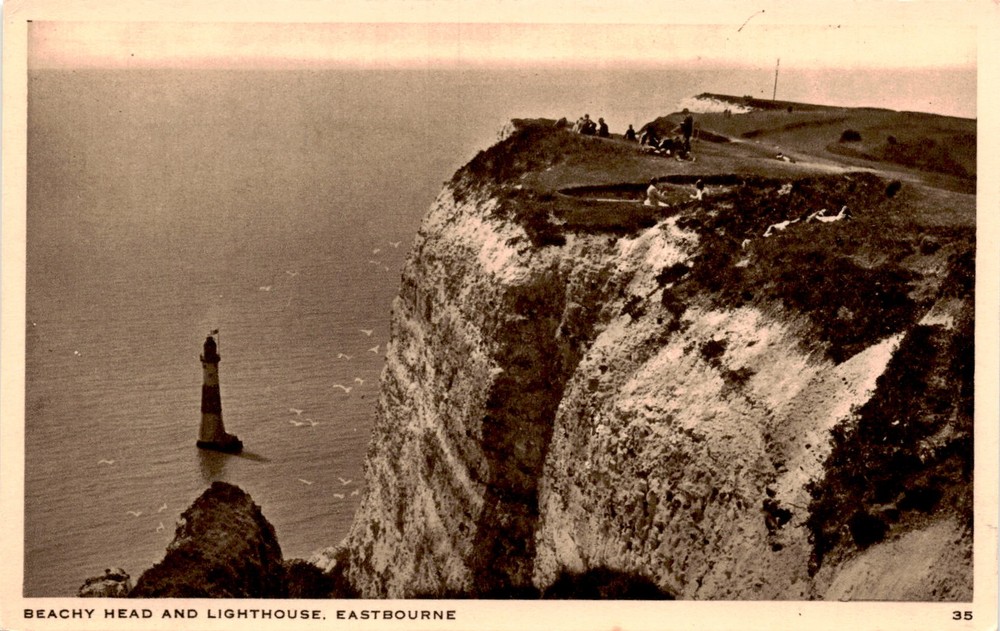 Beachy Head, Lighthouse, Eastbourne Postcard