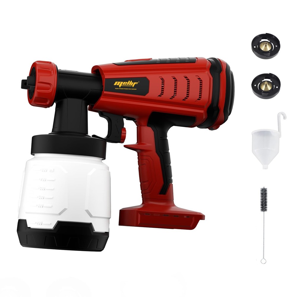 Cordless Paint Sprayer for Milwaukee 18V Max Battery Upgraded HVLP TOOL ONLY