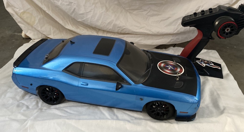 RTR Kyosho 1/10Ep 4Wd Fazer Mk2 Fz02L Readyset Dodge Challenger Srt Hellcat
