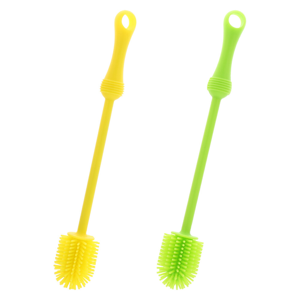 2 Pcs Tablets Multifunctional Bottle Brush Flask