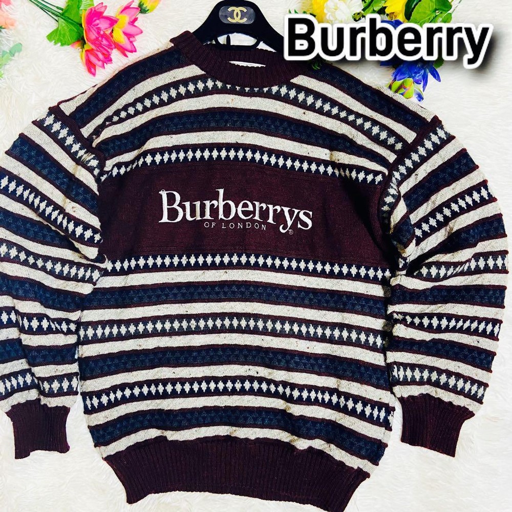 Burberry knit sweater Men's Fashion from Japan