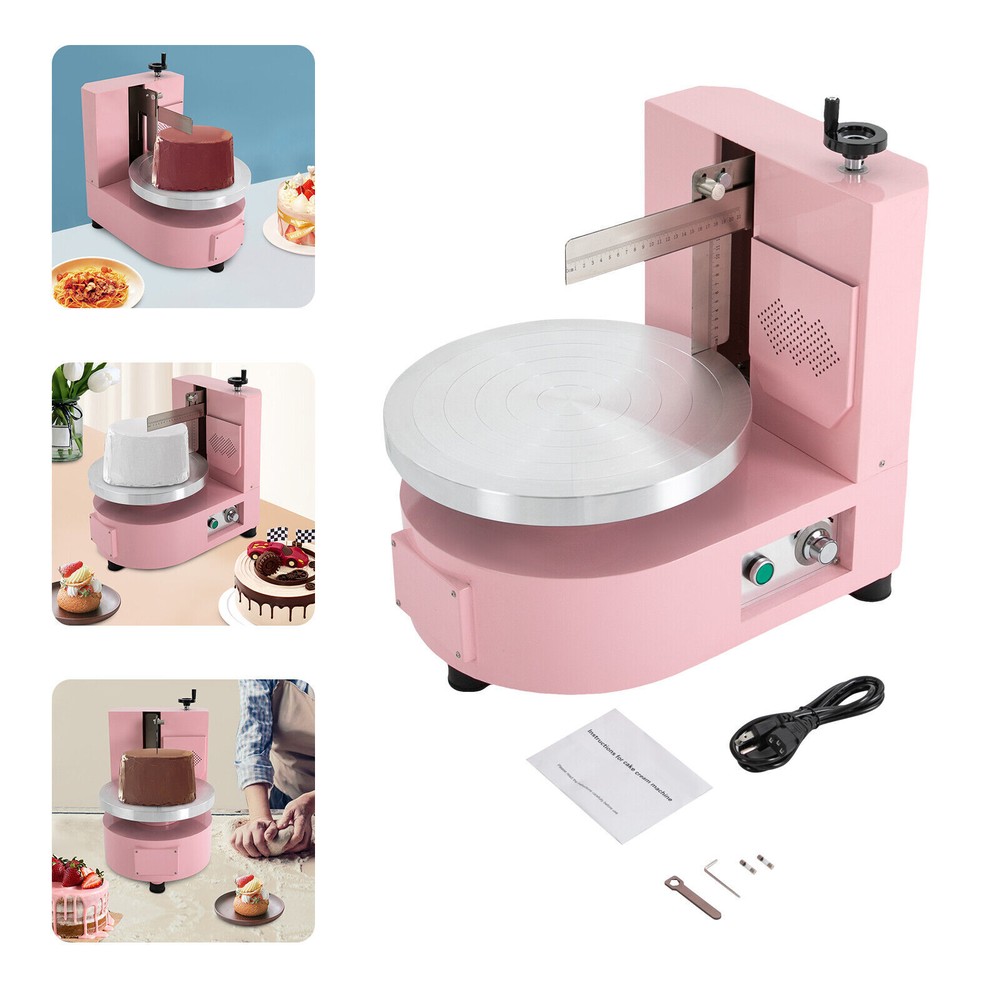 Automatic Cake Cream Spreader Icing Coating Machine with Spatula