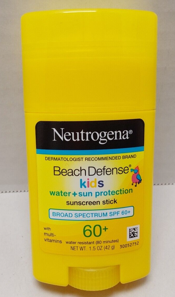 Neutrogena Beach Defense Kids SPF 60+ Sunscreen Stick, 1.5 oz