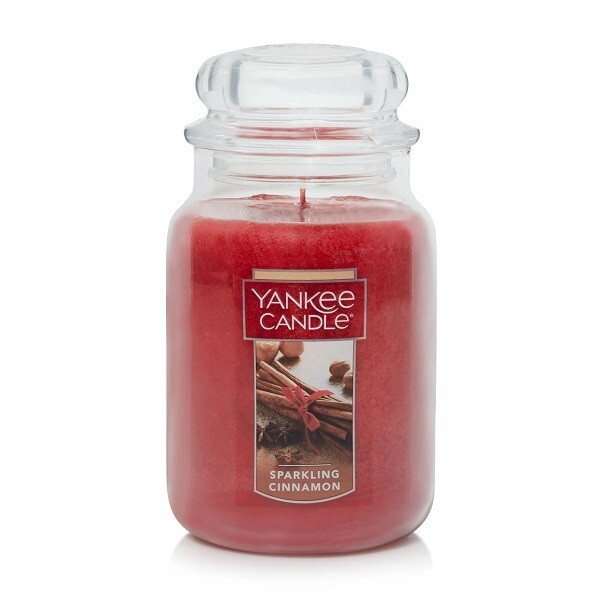 Yankee Candle 22oz Large Sparkling Cinnamon Scented Jar Candle
