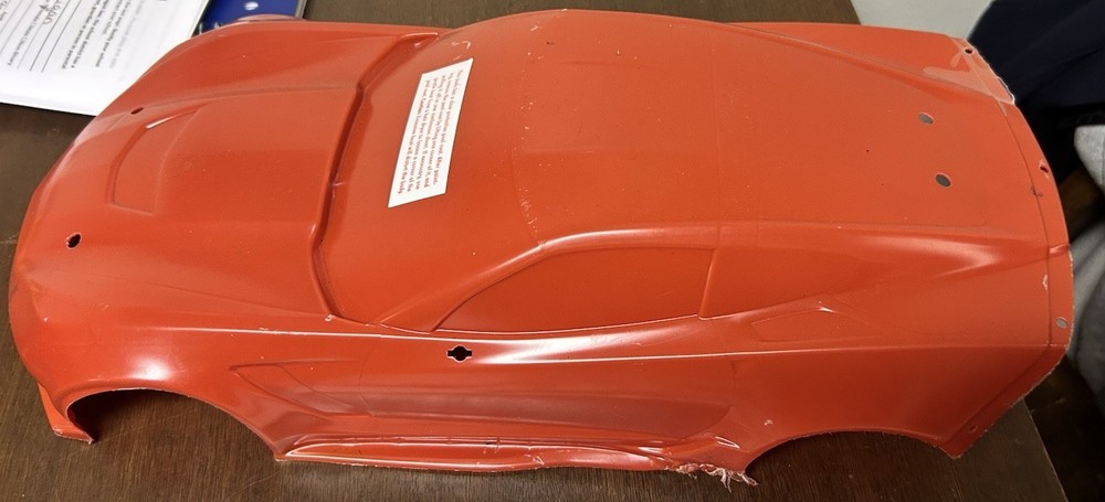 Corvette and mustang rc car body’s