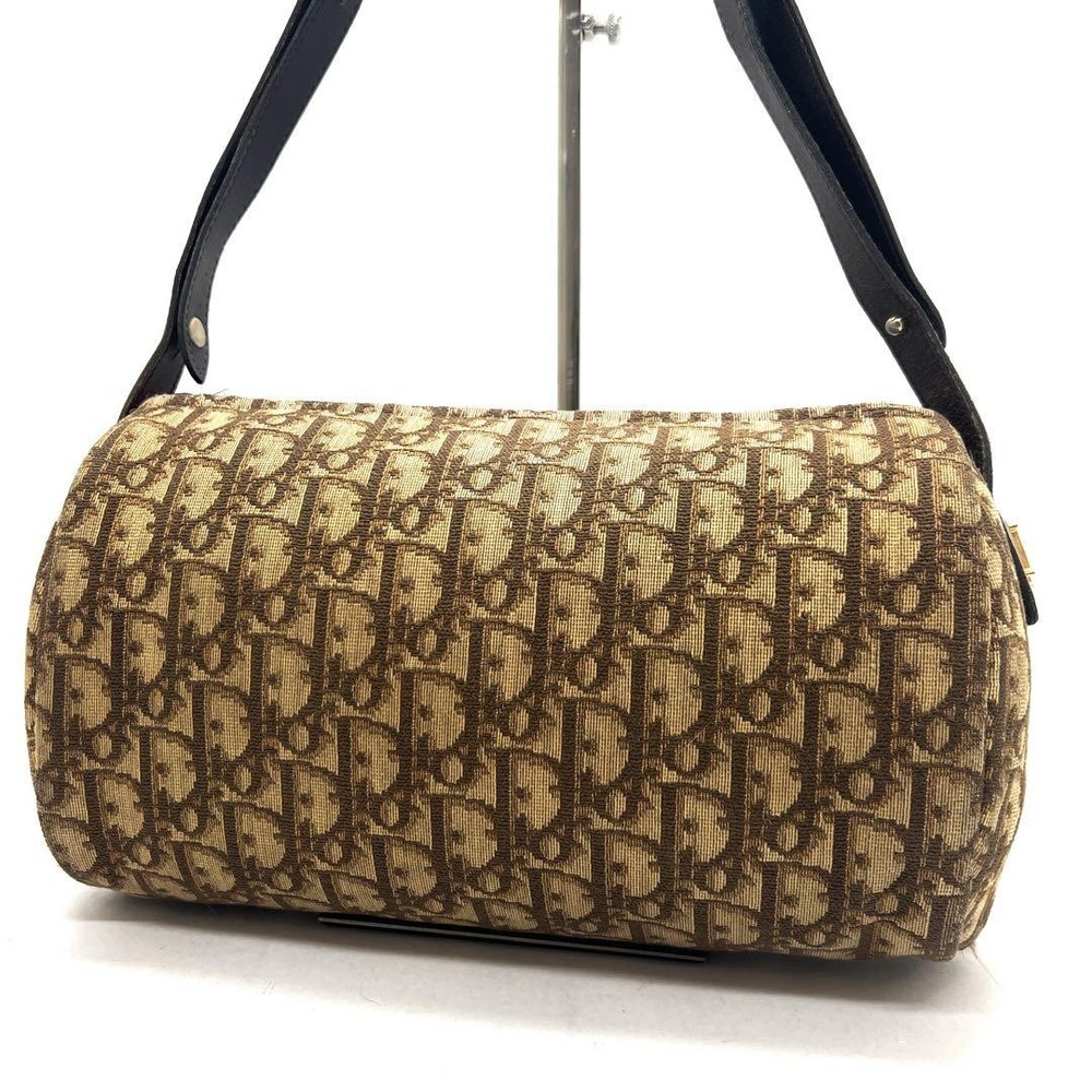 Dior Trotter Canvas Leather One Shoulder Bag