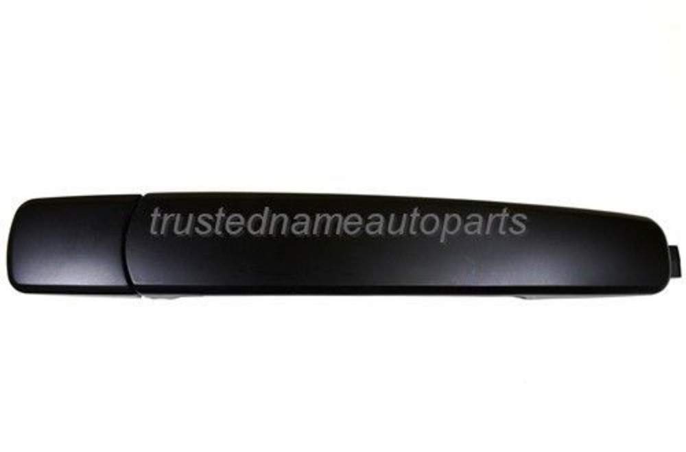 fits 2008 to 2013 Nissan Rogue Exterior Door Handle Front Right Black wo Keyhole