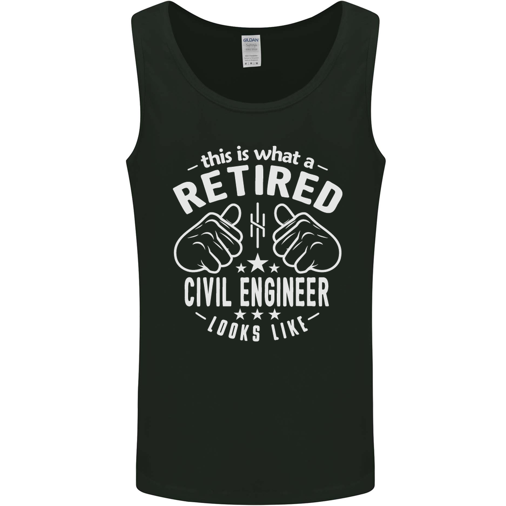 A Retired Civil Engineer Looks Like Mens Vest Tank Top