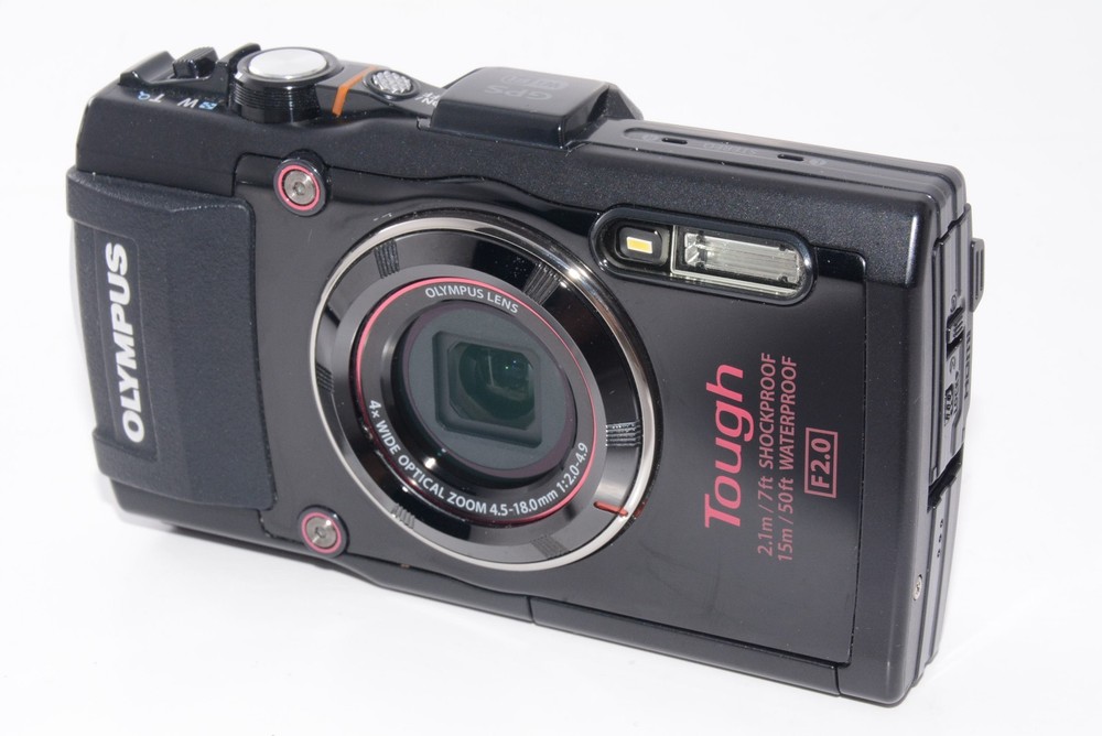 Olympus Stylus TOUGH TG-4 Waterproof Digital Camera Black 16MP 5937 Shots Japan Import J8522