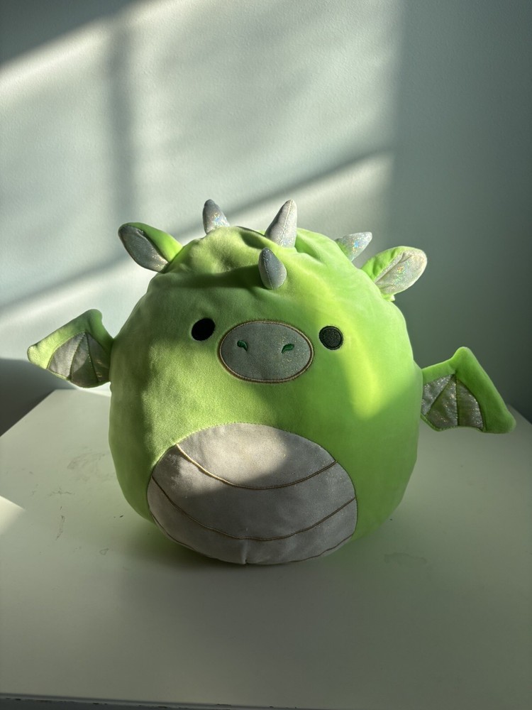 Squishmallow Kellytoy 15-inch Green Dragon Soft Plush Toy