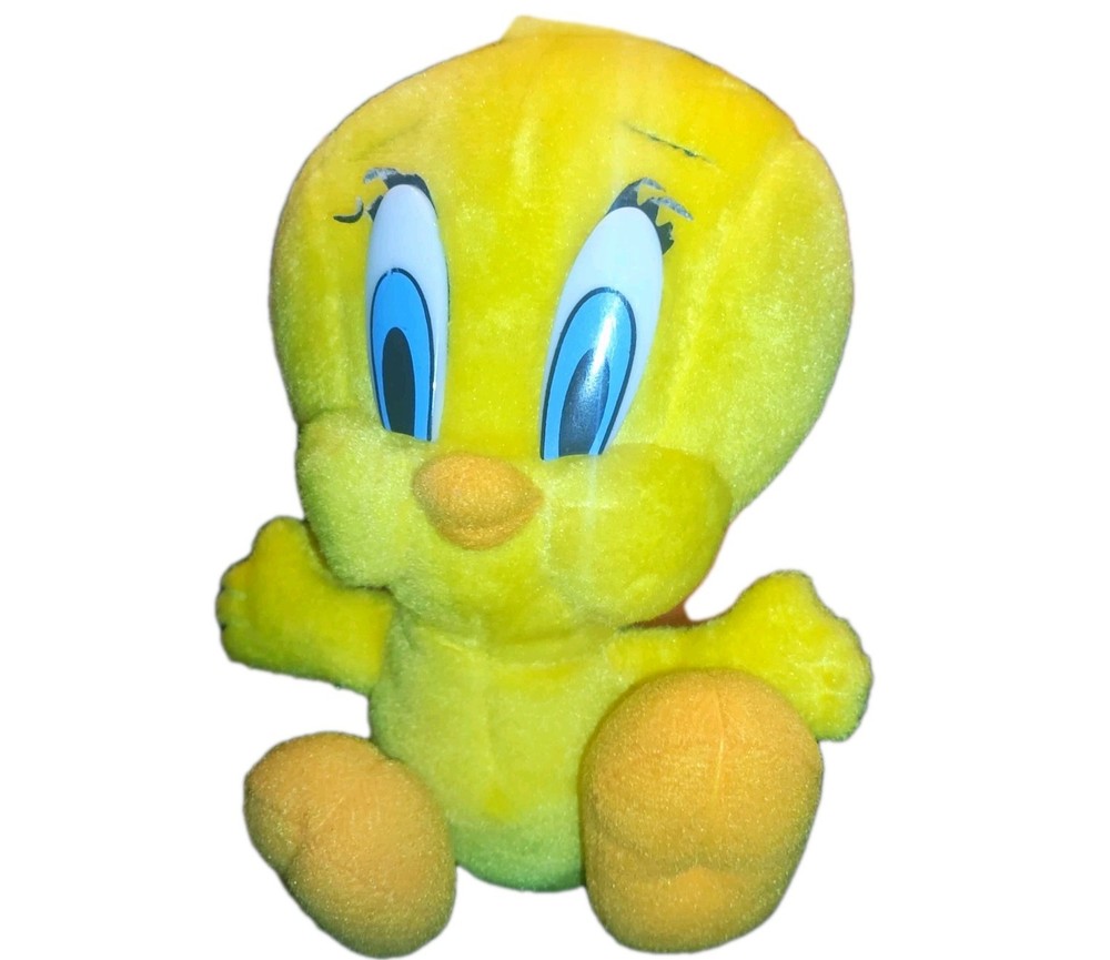 Vtg Tweety Bird Sitting Looney Tunes Plush Warner Bros Play By Play 6