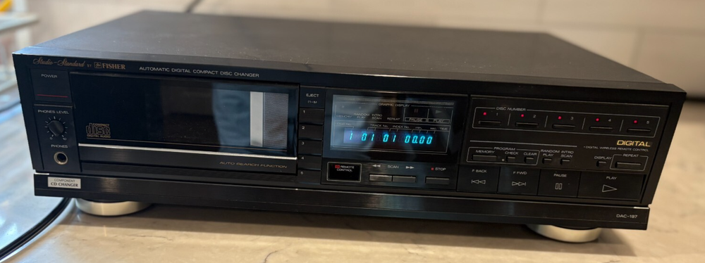 Fisher DAC-197 Studio Standard 5-Disc CD Changer