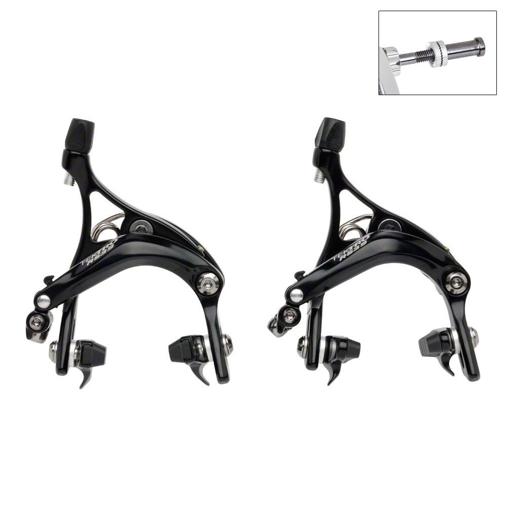 TEKTRO R539 Road Caliper Set Front & Rear Black 47 57mm QR