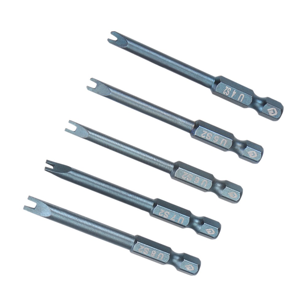Spanner Screwdriver Bit Set - [2.5 Inch x H1/4 x U4 U5 U6 U7 U8] Magnetic