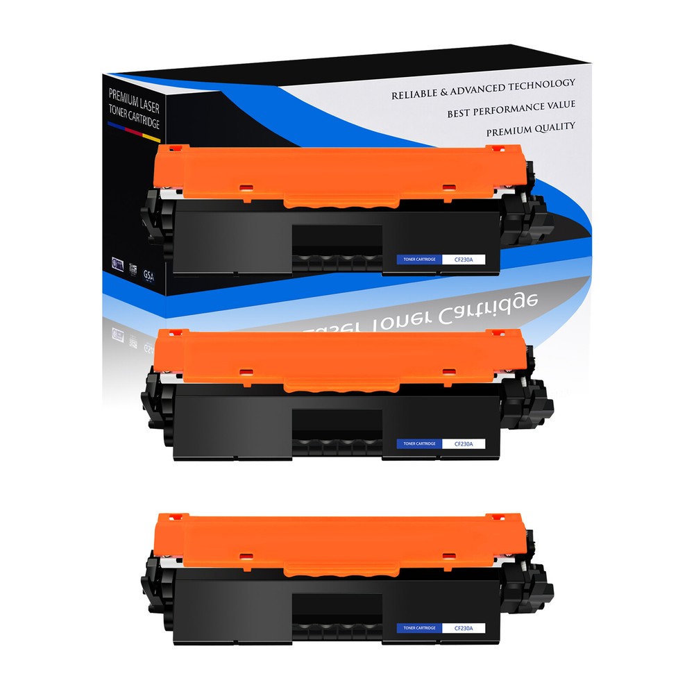 3 Pack Black CRG-051 Toner Cartridge for Canon ImageCLASS LBP162dw Printer