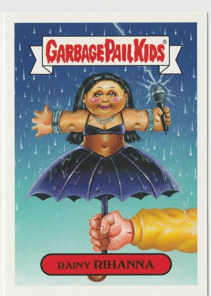 Rainy Rihanna Garbage Pail Kids GPK 2017 Battle of the Bands #9a