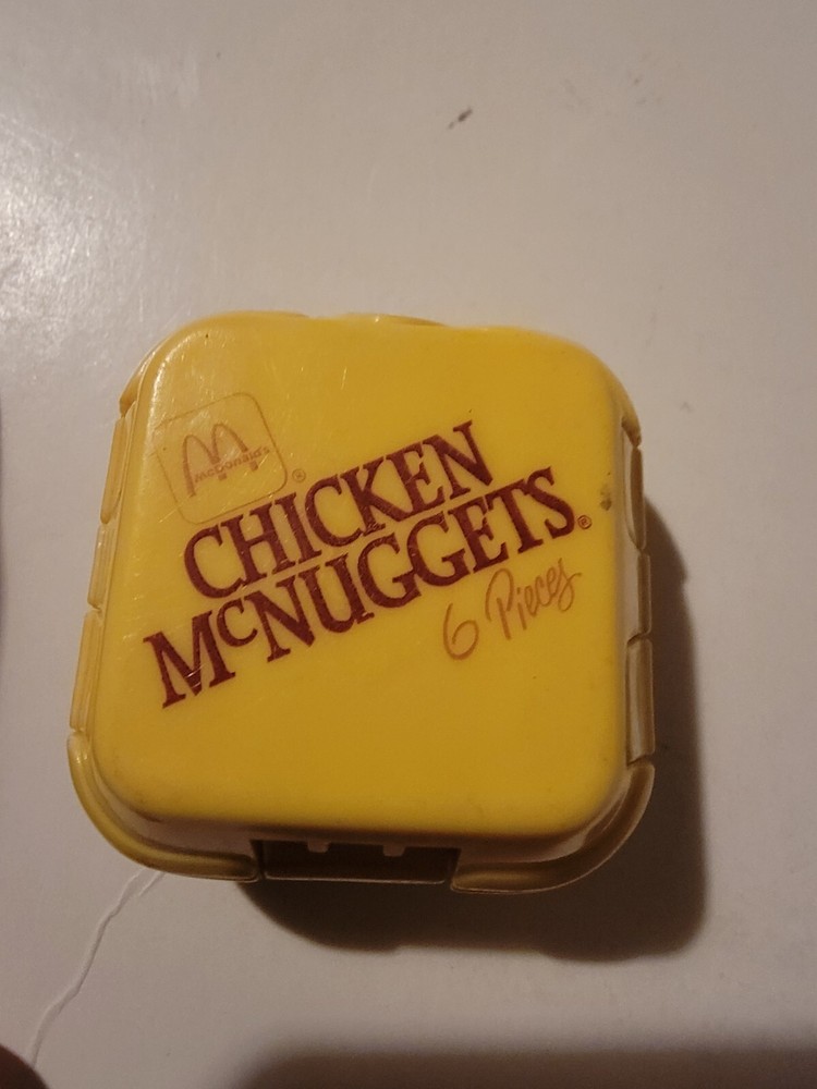 McDonald's Happy Meal Toy Chicken McNuggets Food Transformer Dino Vintage 1990