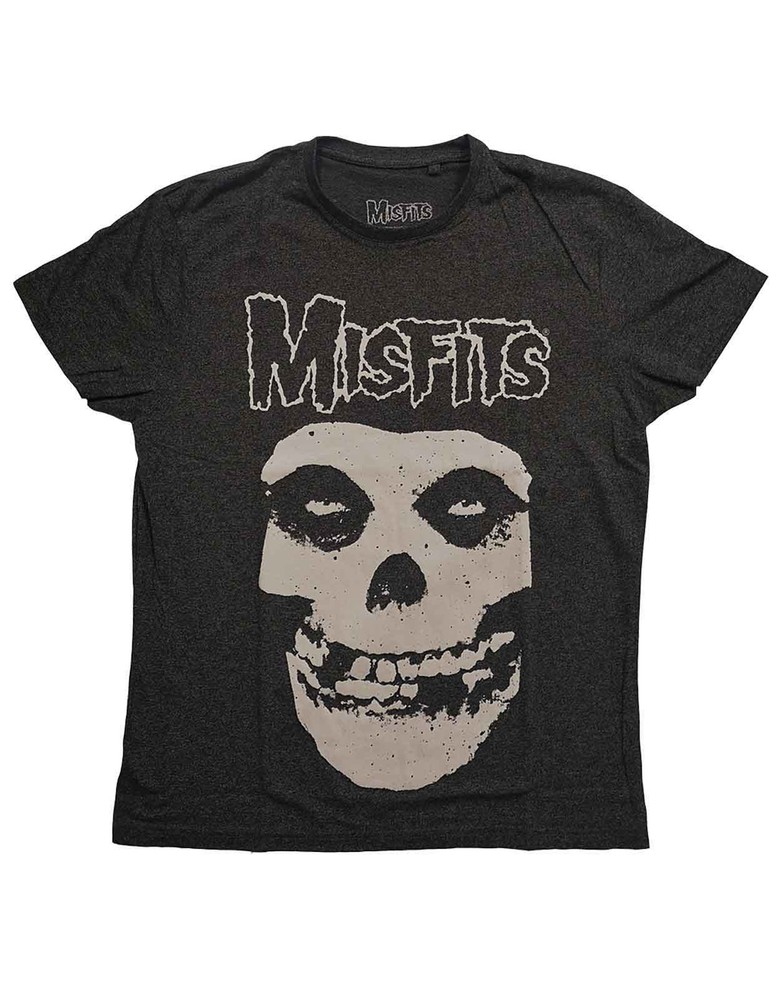 Misfits Band Logo Fiend Official Men’s Brindle Black T-Shirt