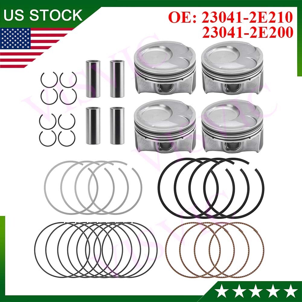 **2014-2019 HYUNDAI KIA 2.0L Engine Piston Ring & Pistons Set 23041-2E200**