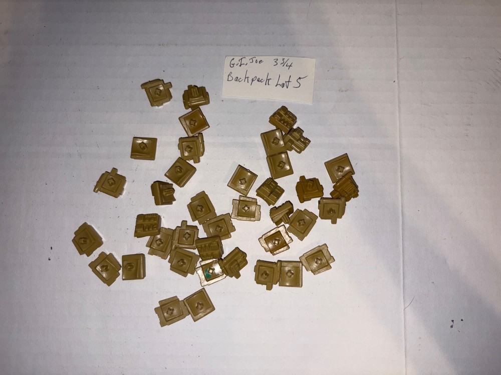 Vintage GI Joe 3.75 Accessories Lot Backpack Set #5 Loose Parts