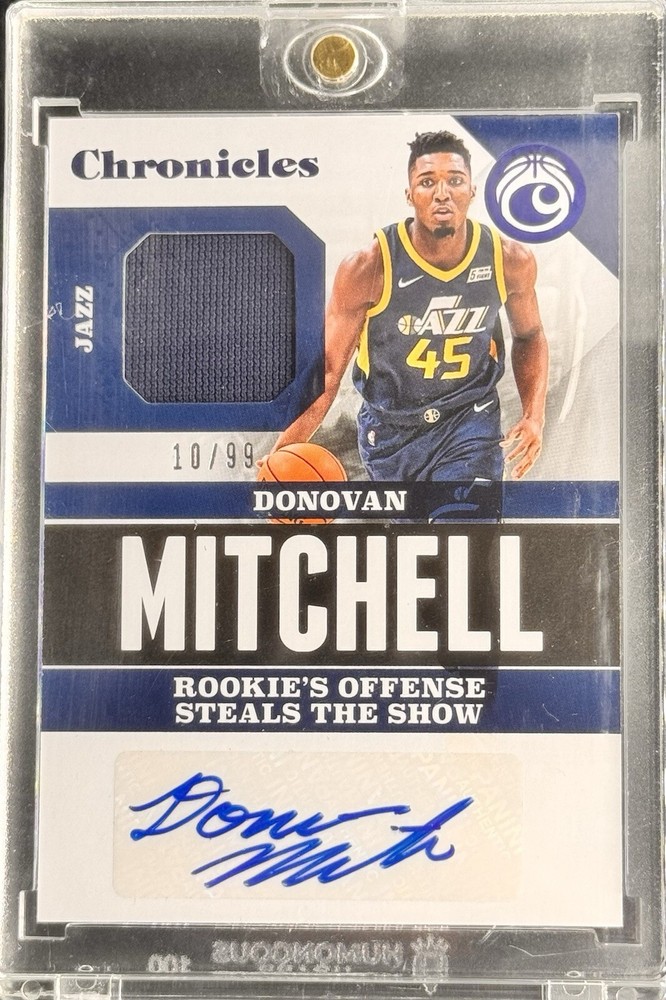 Donovan Mitchell 2018 Panini Chronicles Game Worn RPA /99