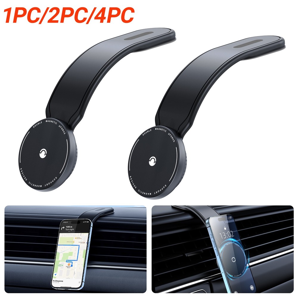 MagSafe Car Mount Bendable Detachable Aluminu Magnetic Car Phone Holder 15W NEW
