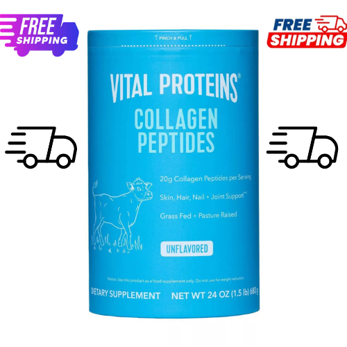Vital Proteins Collagen Peptides Dietary Supplement Unflavored Powder-(24 oz)