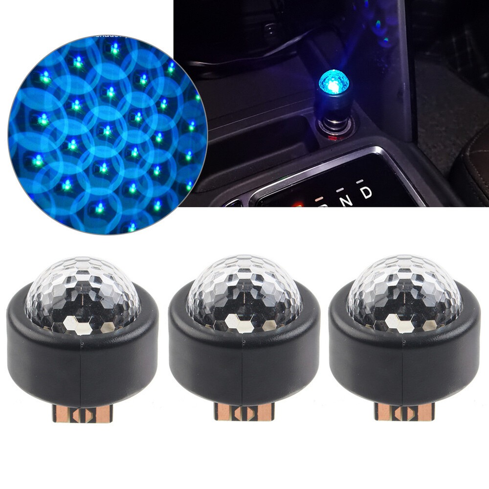 Multi Color LED Car Interior Lighting Kit Atmosphere Lamps