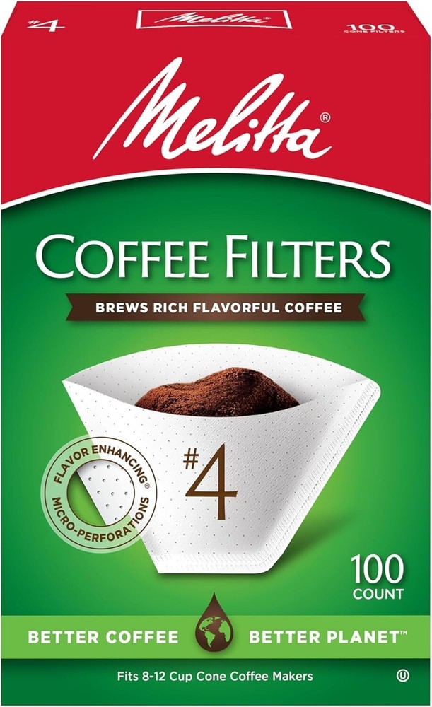 Eco-Friendly Compostable Cone Coffee Filters 600ct for Rich Flavor