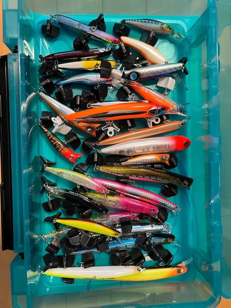 BlueBlue Blow Win & Mayfly Unused, Over 50 Popular Tackle Items