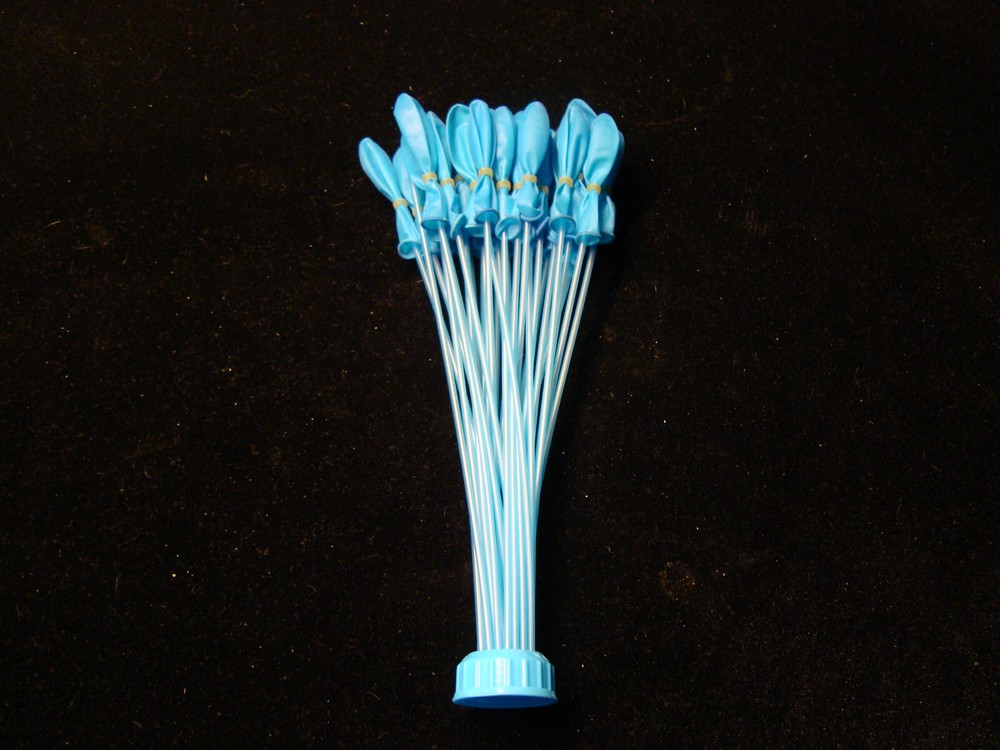 Blue Water Balloons With Hose Attachment