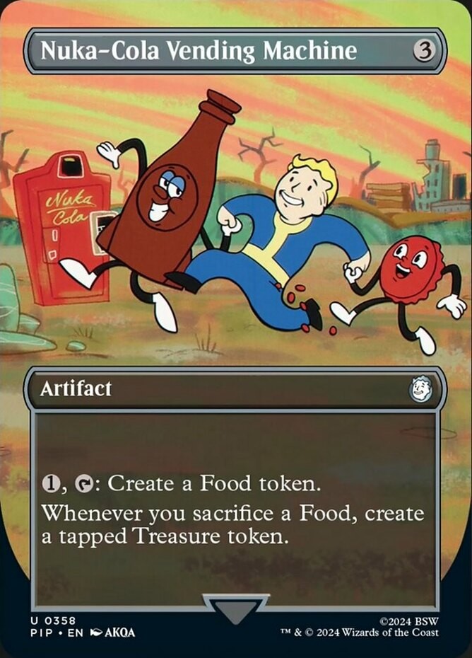 Nuka-Cola Vending Machine Borderless NM MTG Magic Kid Icarus Card