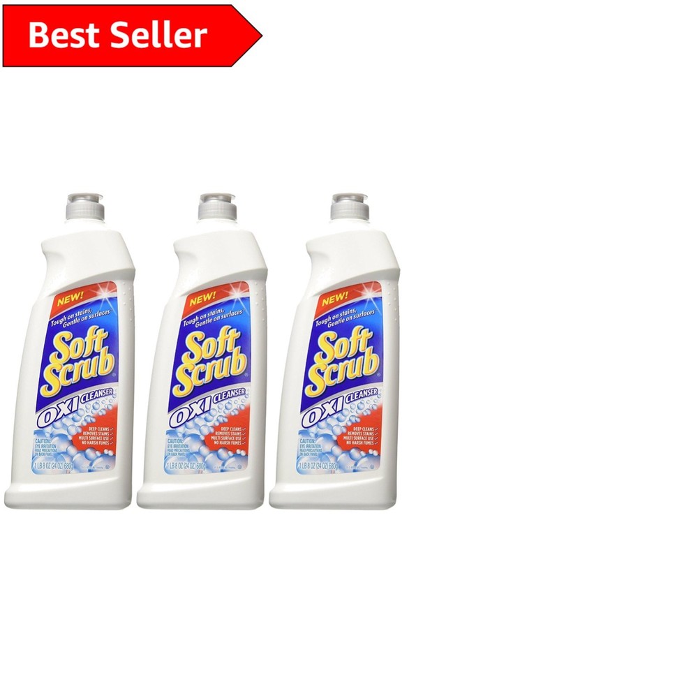 Oxi Cleanser 24oz Aerosol Deep Cleaner for Bathtubs Tiles Grout Sinks