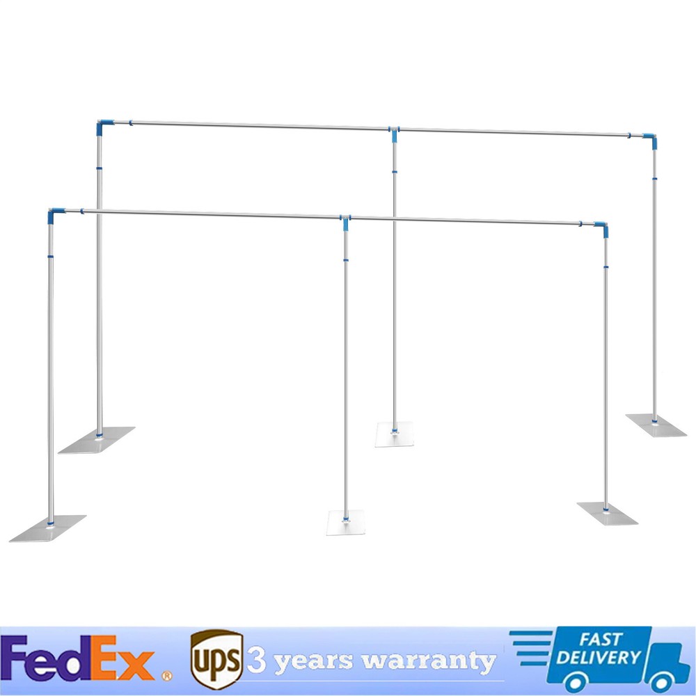10x50ft Heavy-Duty Backdrop Stand Pipe Kit for Photo Video Backdrops