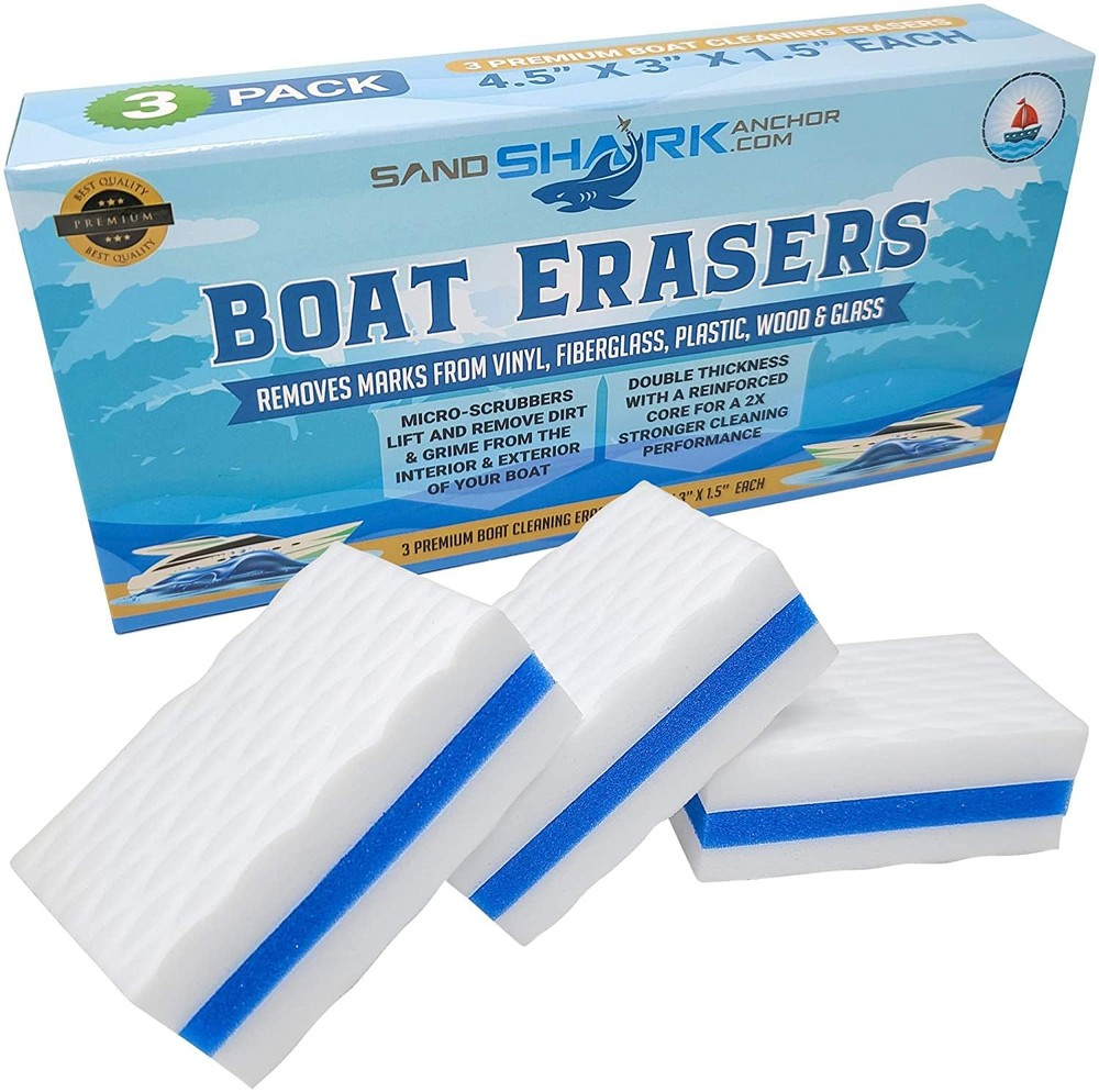 Premium Boat Scuff Eraser Sponges – Essential Boating Accessories and Cleaning Gifts