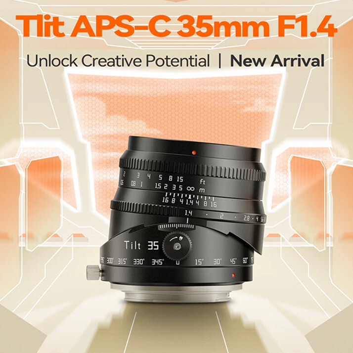 TTArtisan 35mm F1.4 Tilt APS-C Large Aperture Lens for Sony Fuji Canon Nikon M43