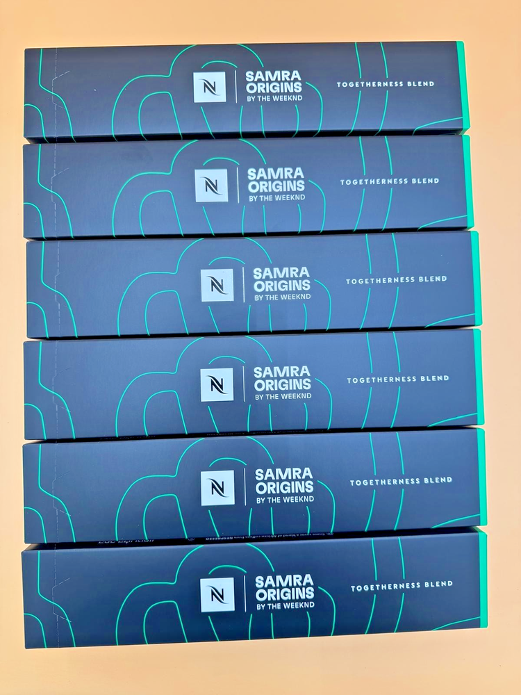 NESPRESSO Vertuo Samra Origins by THE WEEKND Togetherness 6 sleeves NEW 60ct
