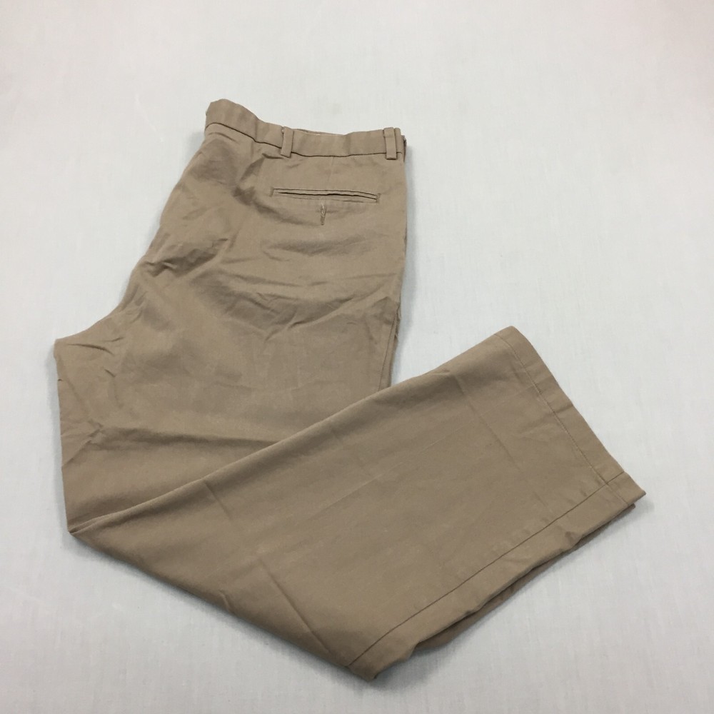 Dockers Chino Trousers Cotton Pants Straight Fit Mens Size 42W 32L Beige