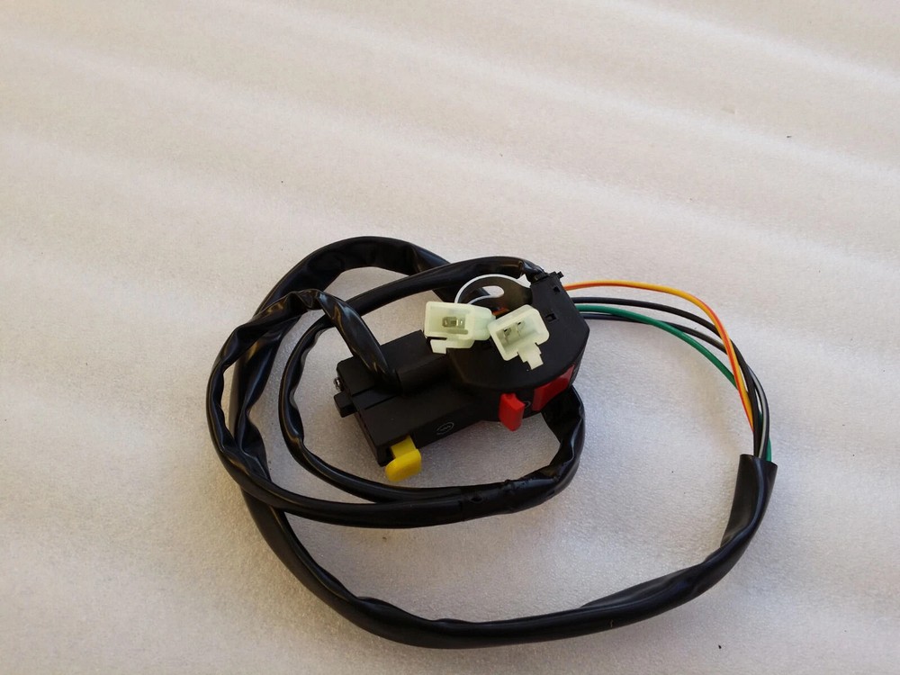 Motorcycle Handlebar Electric Starter ATV On-Off Flameout Switch Button Parts