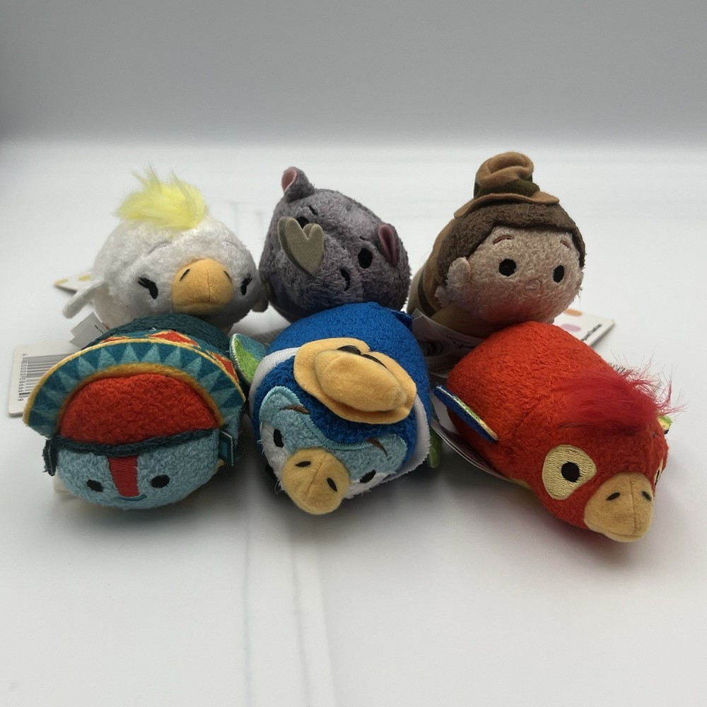 Disney Tsum Tsum Plush Tiki Room Complete Set Of 6 New With Tags