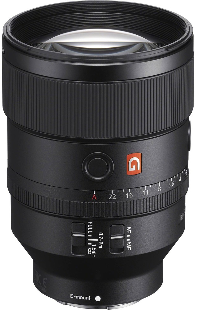 Lens Sony SEL135F18GM FE 135 mm F/1.8 GM E Mount Lens - Black