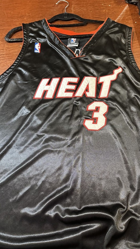 Miami Heat Dwyane Wade black NBA finals black Vintage Throwback Jersey size-56