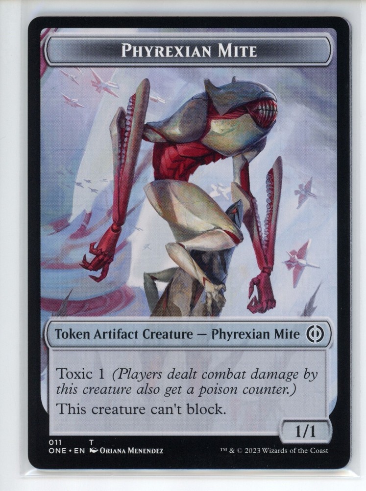 PHYREXIAN MITE TOKEN (011) All Will Be One #11 ONE(NM+)(MTG)