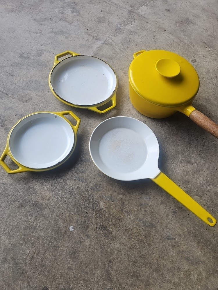 COPCO Michael Lax 5-Piece Enamel Cookware Set in Vibrant Colors  