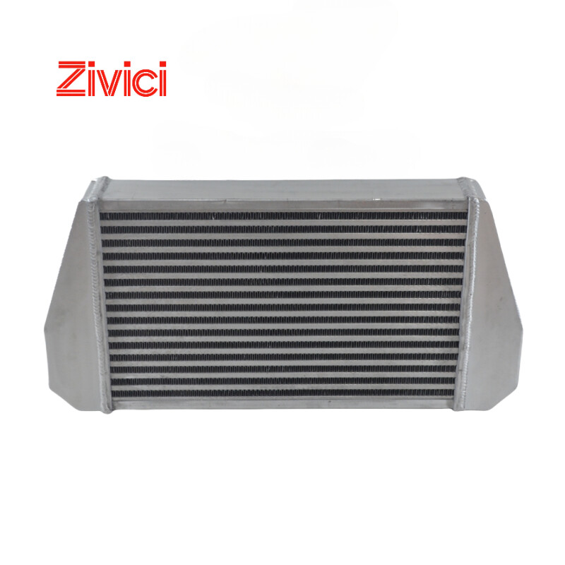 Universal V Mount Turbo Intercooler FMIC 25x12x3.5 550HP 2.75 Inlet Outlet