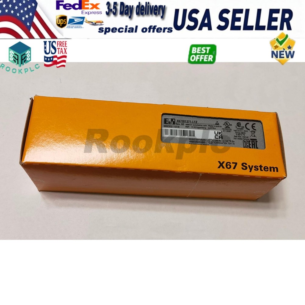 1PCS New B&R X67DI1371.L12 Digital input module Free Shipping#QW
