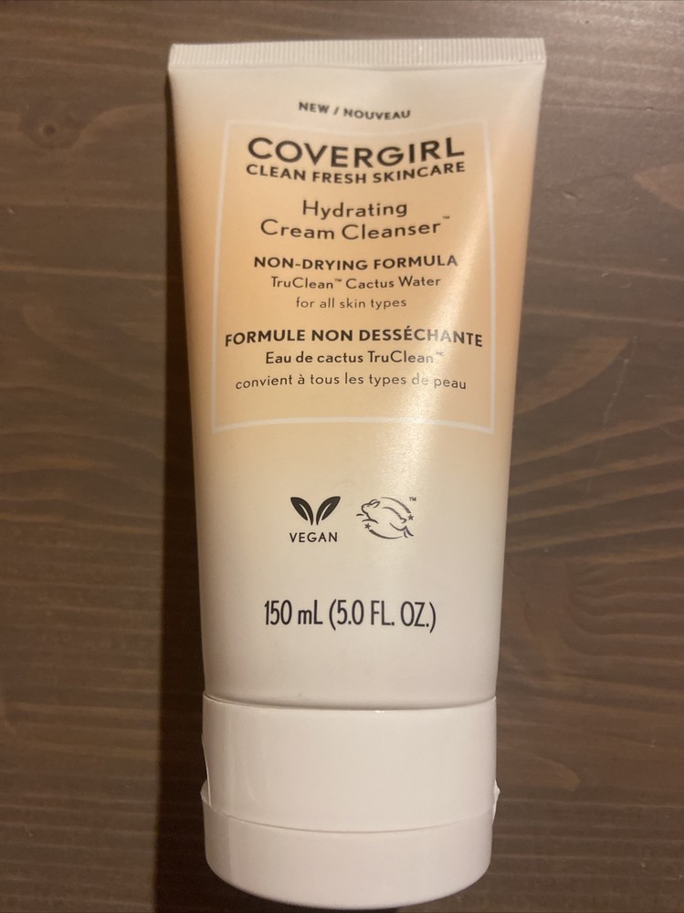 CoverGirl 4 Pack Clean Fresh Skincare Hydrating Cream Cleanser Non-Drying 5oz Ea